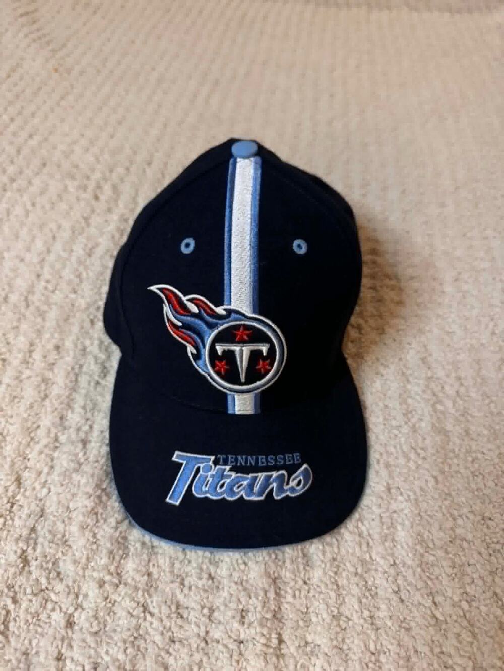 Tennessee Titans Hat NFL Strapback Cap Navy Football Logo Adjustable Adult